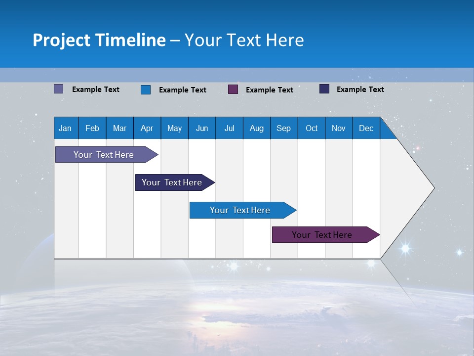 Ufo Background Cosmos PowerPoint Template