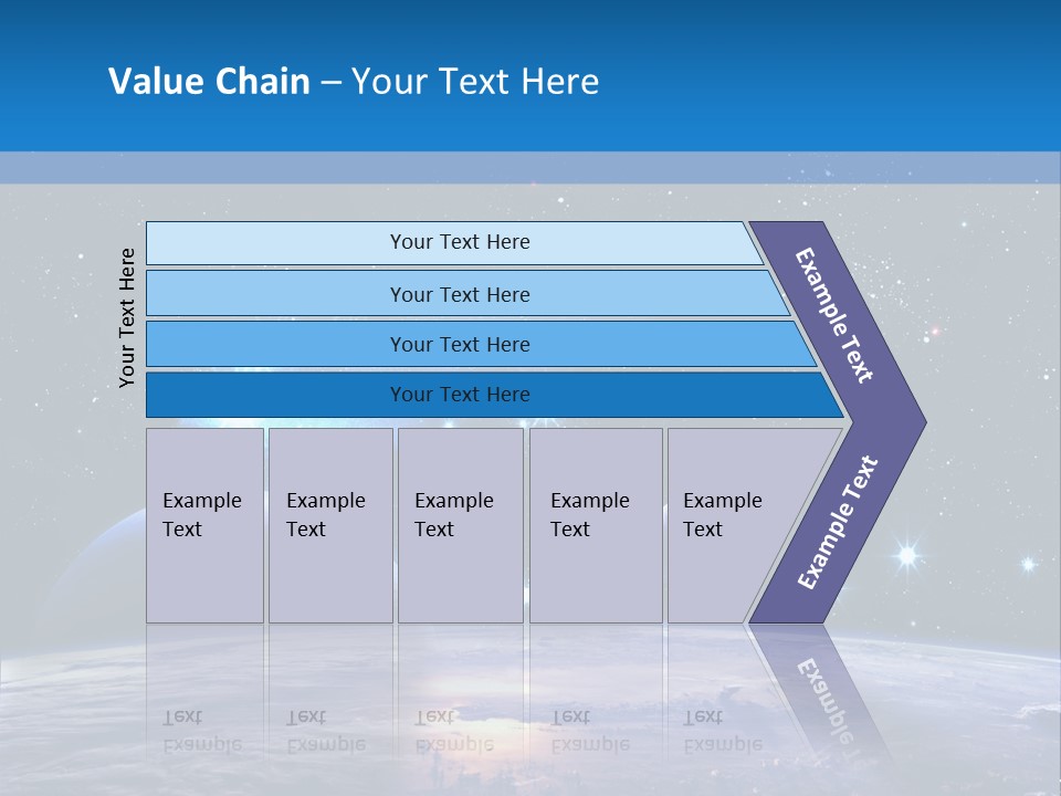 Ufo Background Cosmos PowerPoint Template