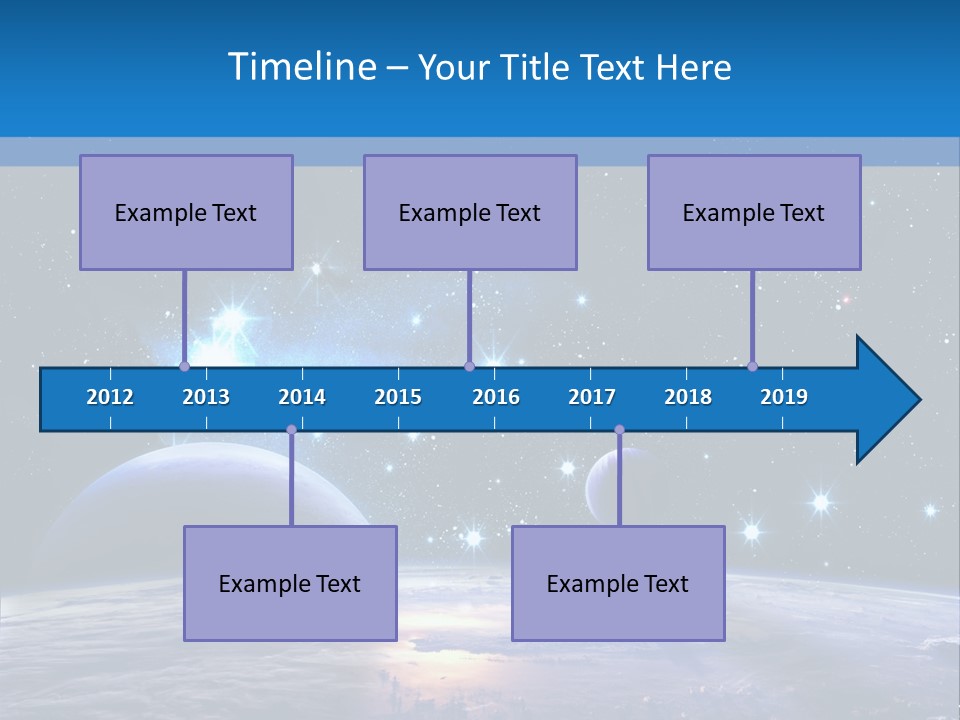 Ufo Background Cosmos PowerPoint Template