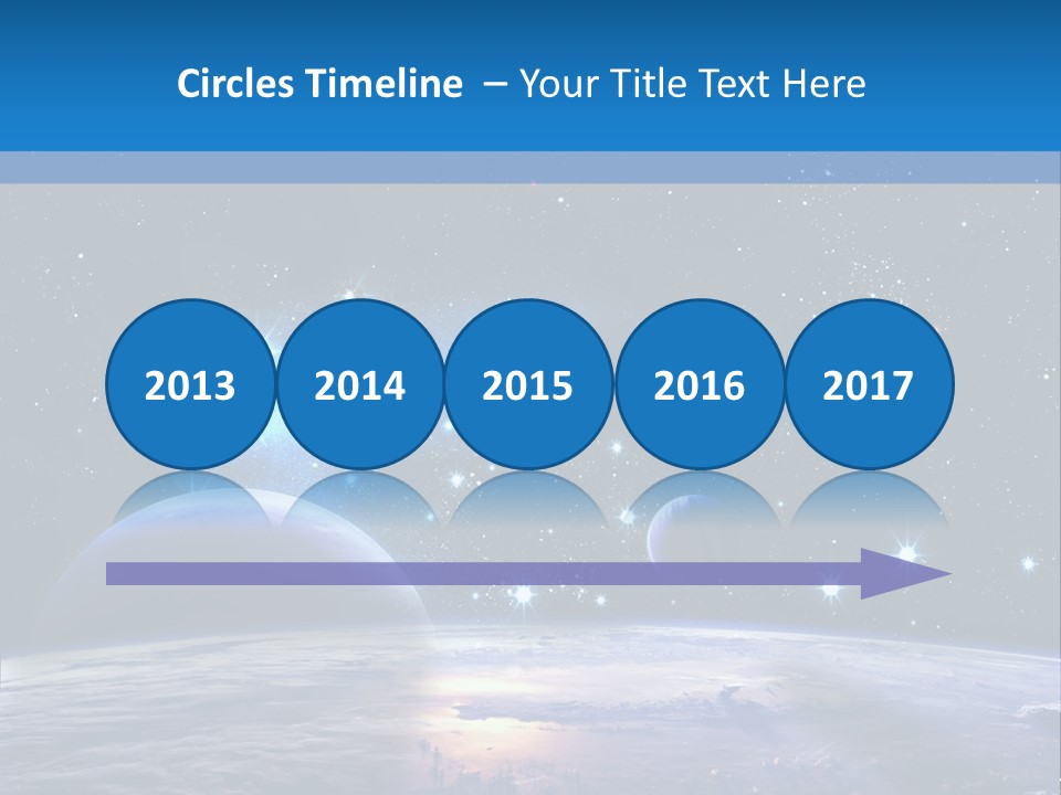 Ufo Background Cosmos PowerPoint Template