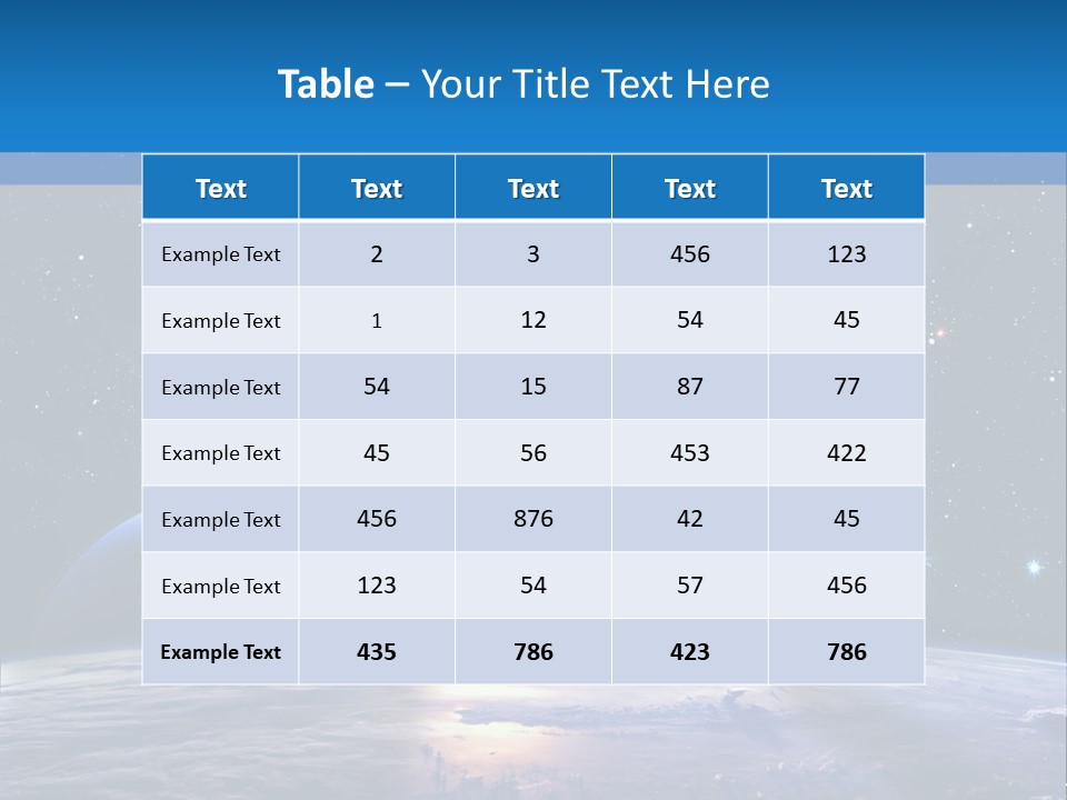 Ufo Background Cosmos PowerPoint Template