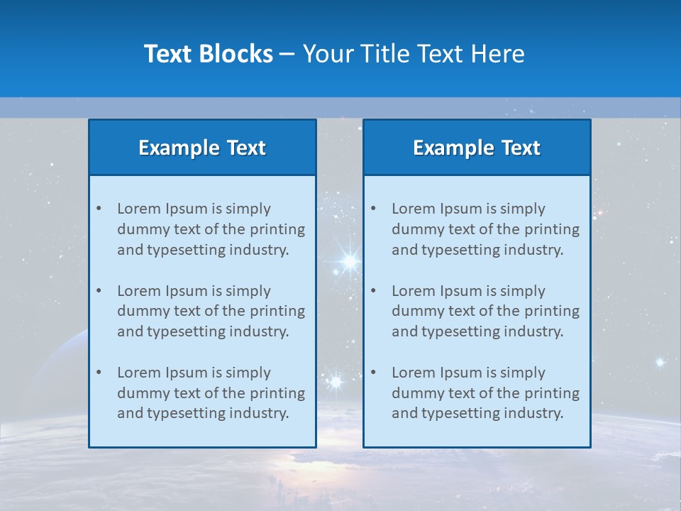 Ufo Background Cosmos PowerPoint Template