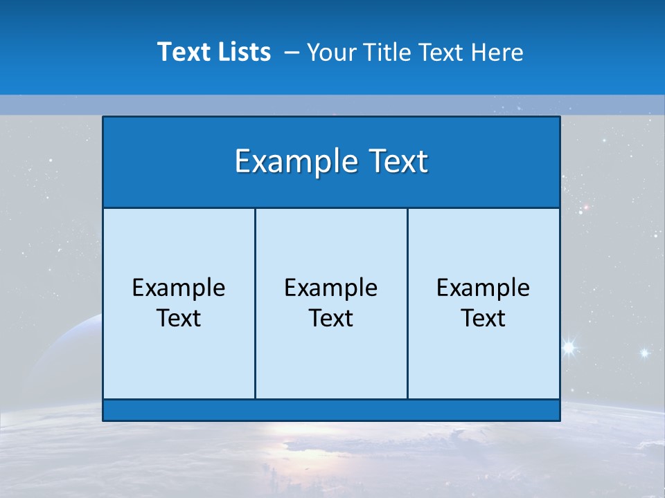 Ufo Background Cosmos PowerPoint Template