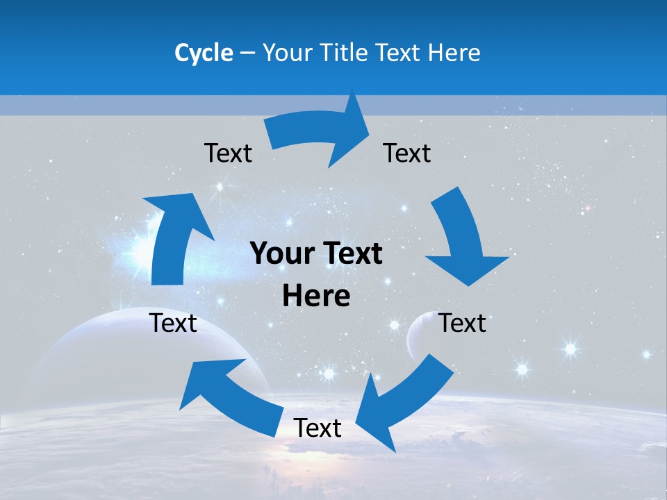 Ufo Background Cosmos PowerPoint Template