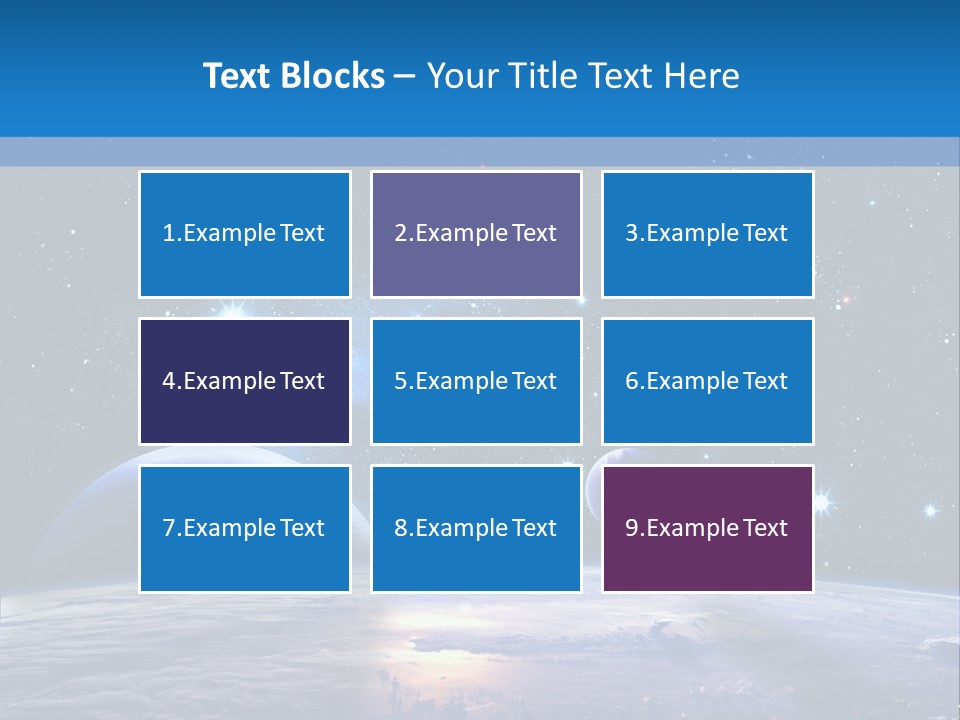 Ufo Background Cosmos PowerPoint Template