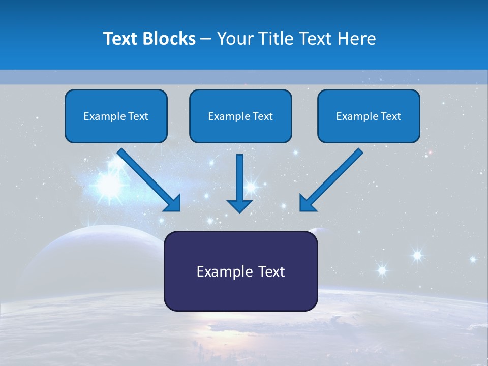 Ufo Background Cosmos PowerPoint Template