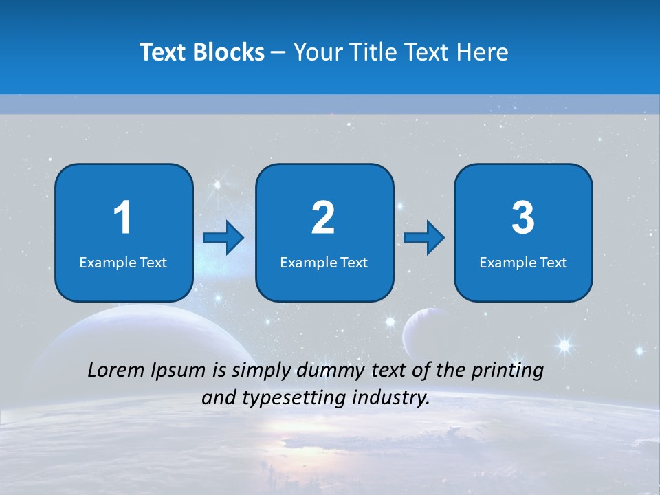 Ufo Background Cosmos PowerPoint Template