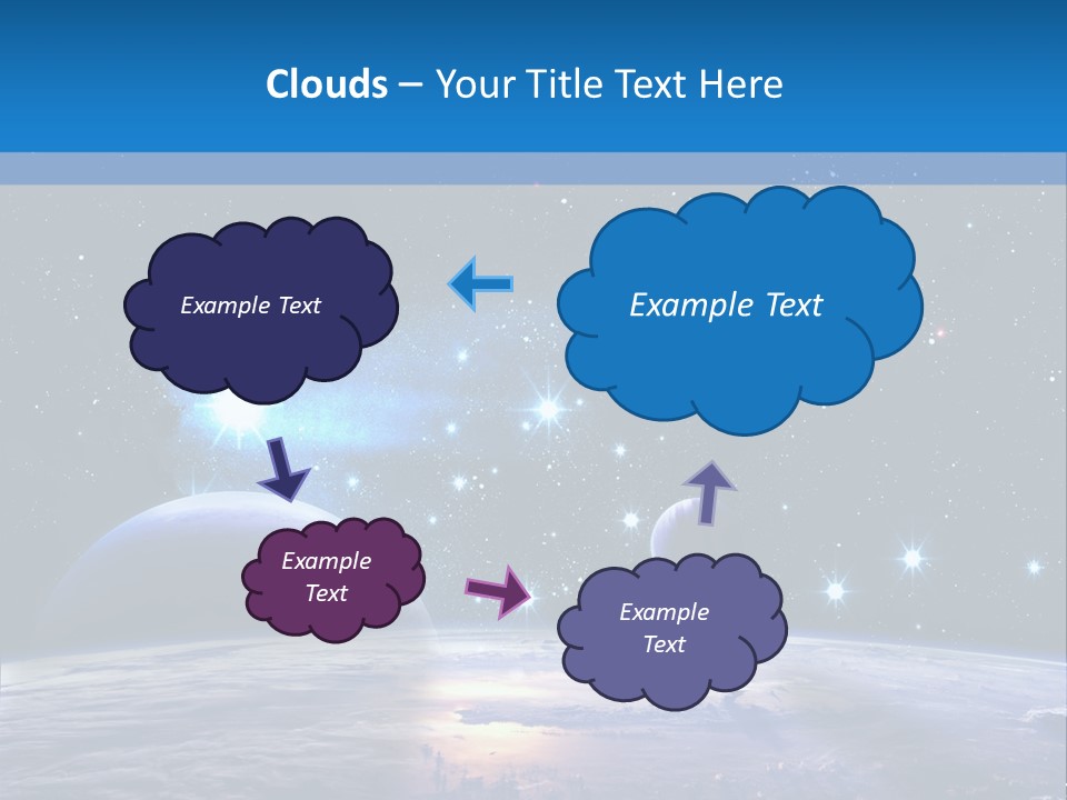 Ufo Background Cosmos PowerPoint Template