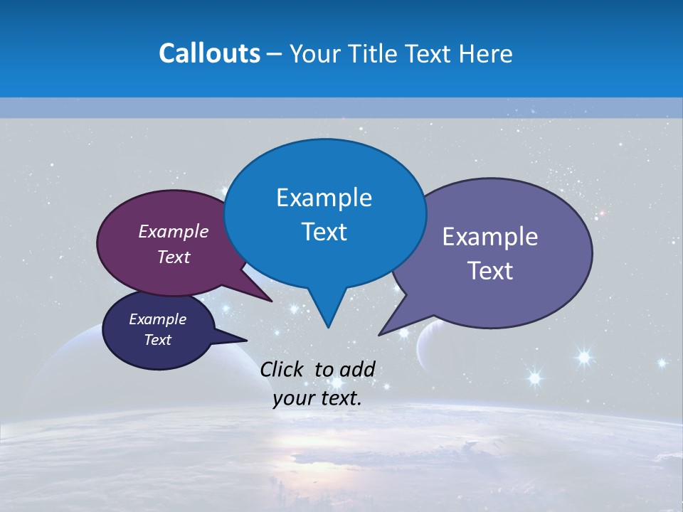 Ufo Background Cosmos PowerPoint Template