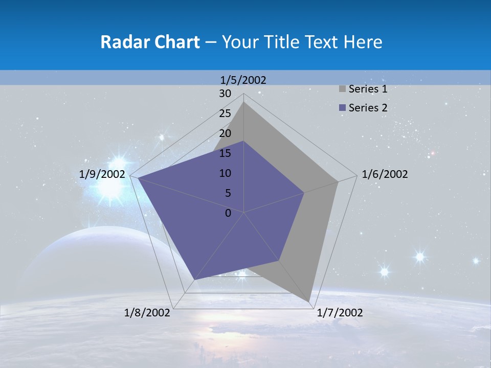 Ufo Background Cosmos PowerPoint Template