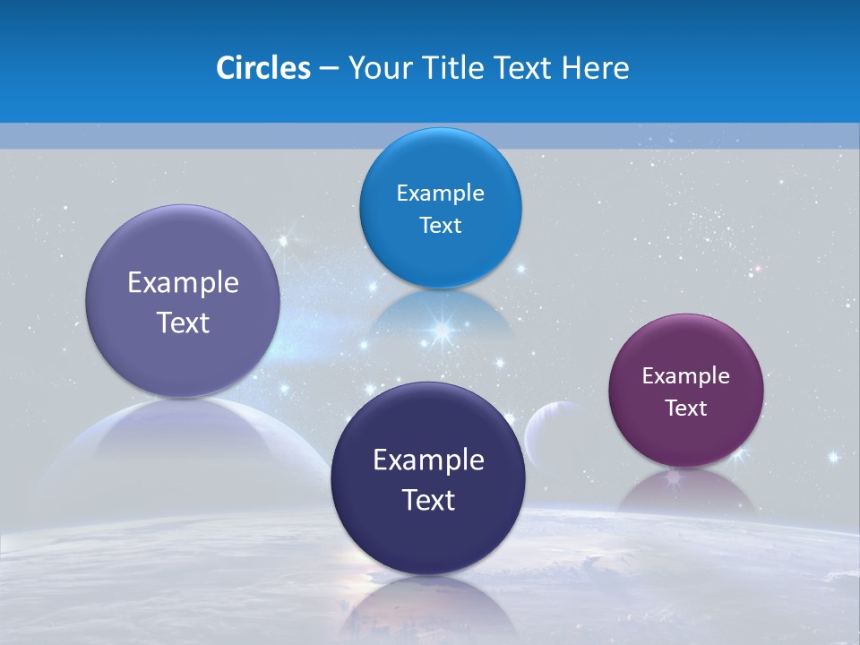Ufo Background Cosmos PowerPoint Template