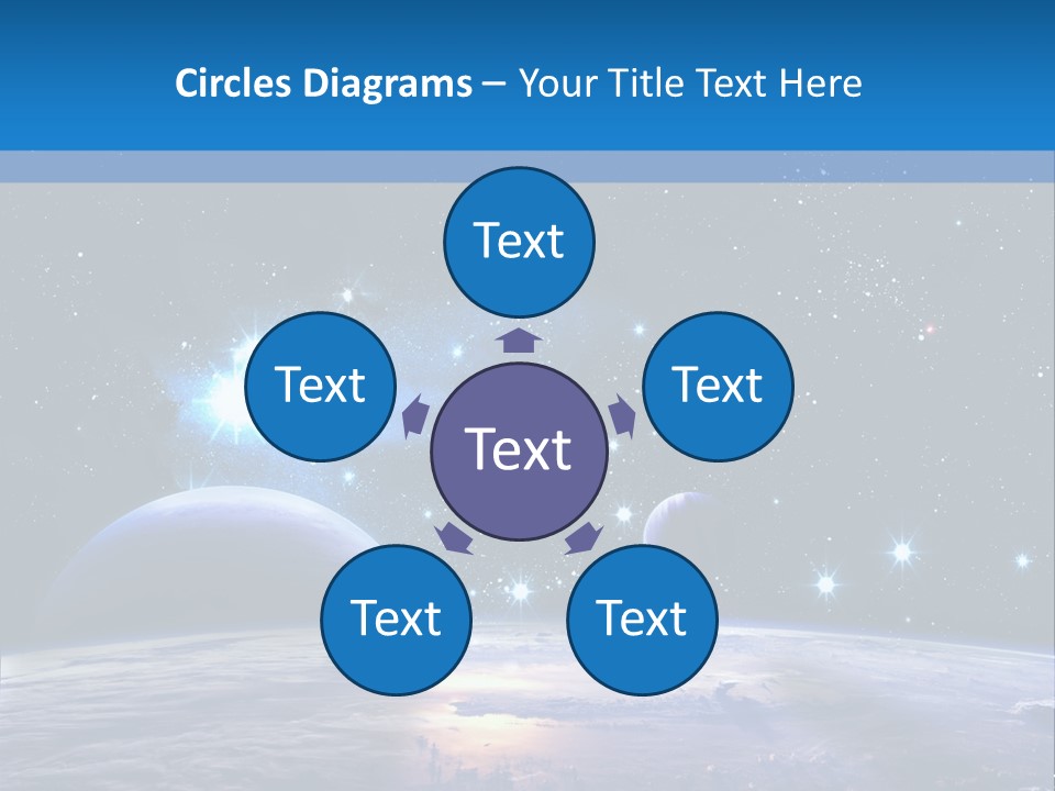 Ufo Background Cosmos PowerPoint Template