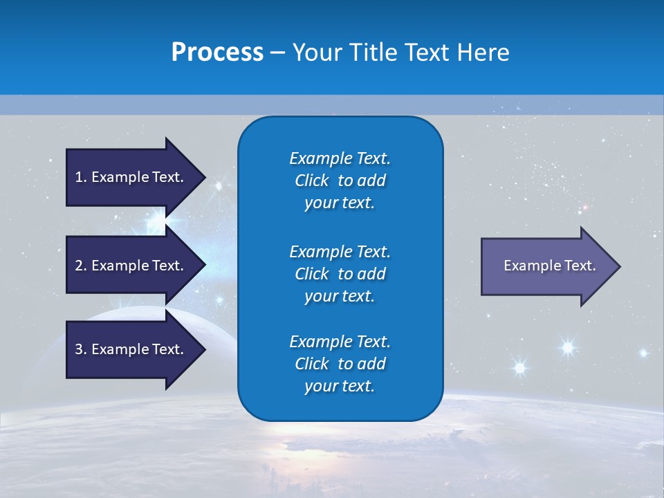 Ufo Background Cosmos PowerPoint Template