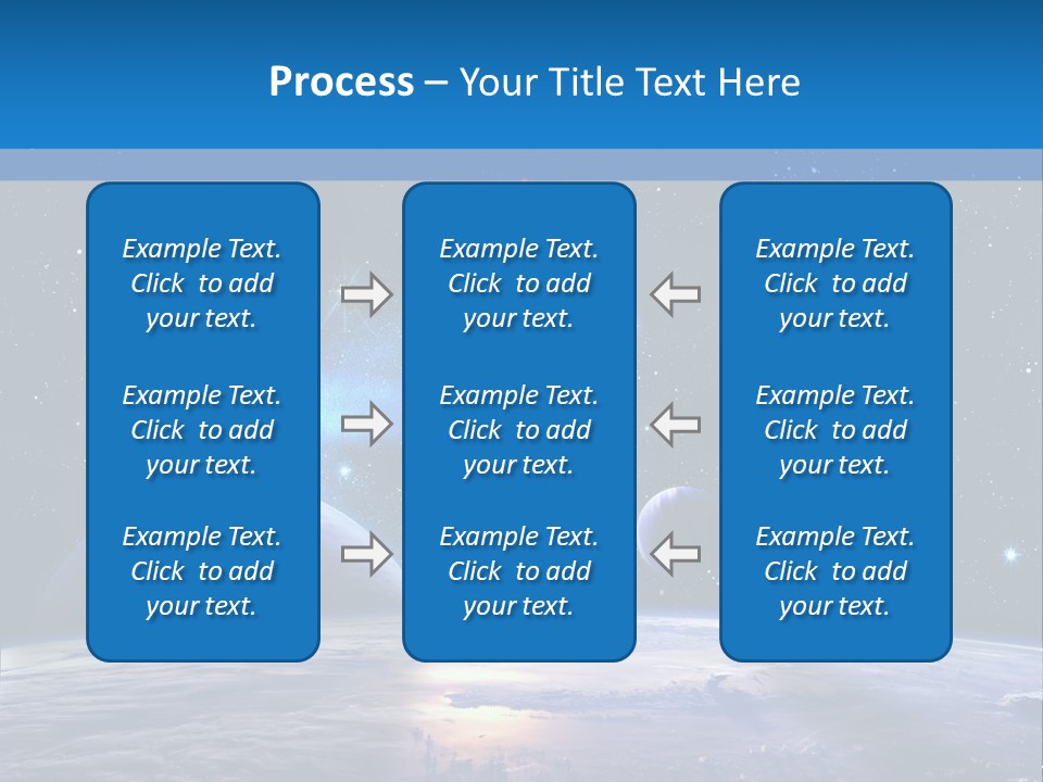 Ufo Background Cosmos PowerPoint Template