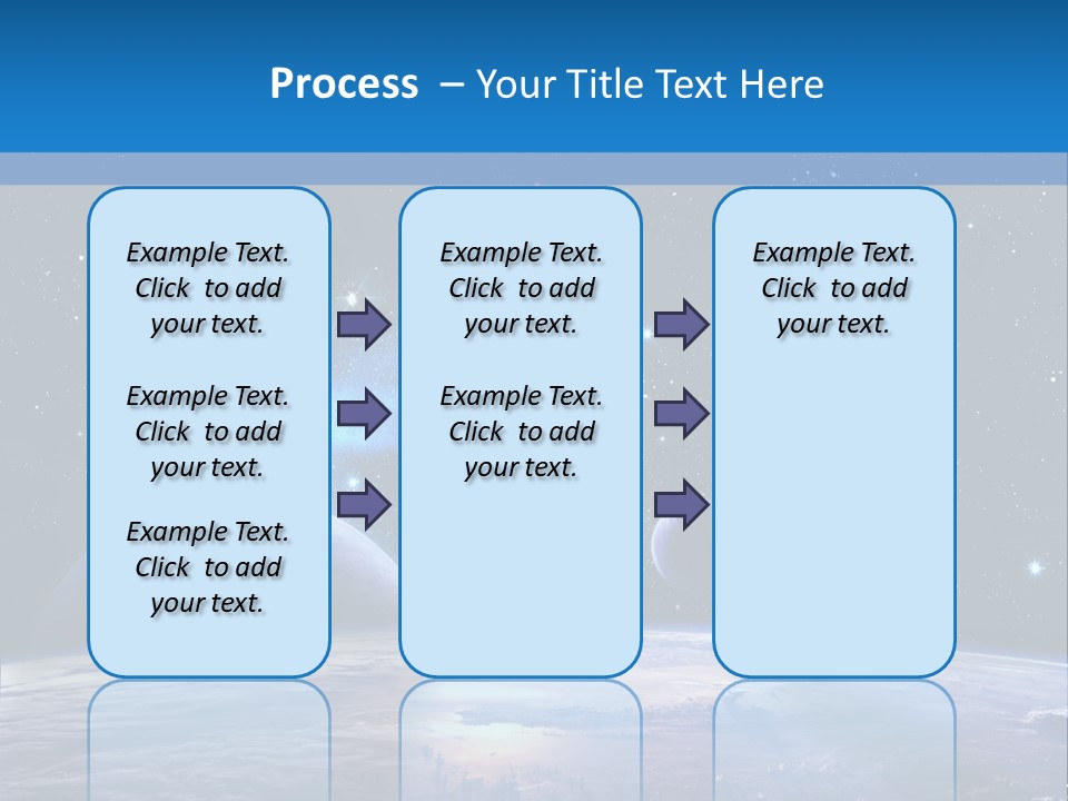Ufo Background Cosmos PowerPoint Template