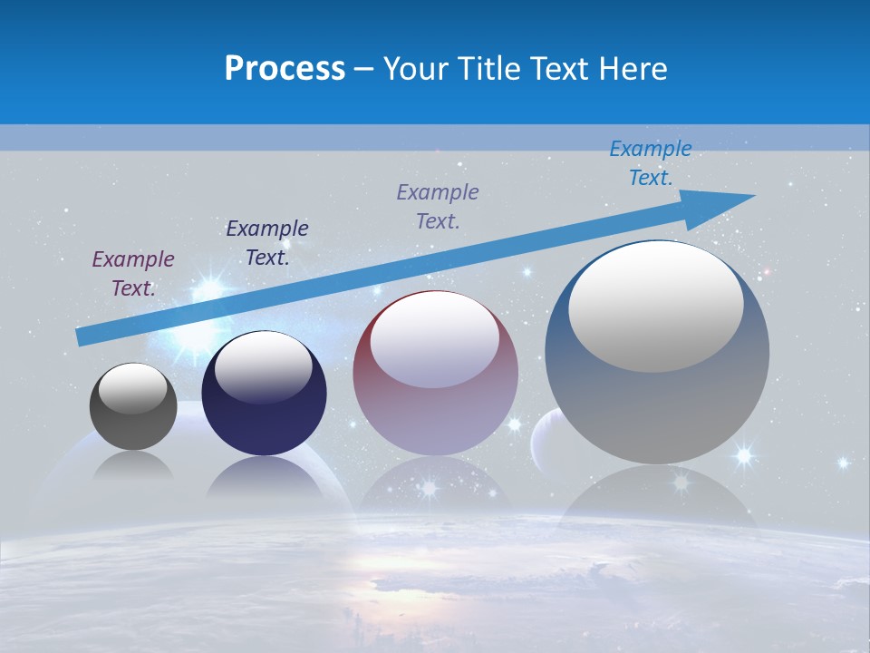 Ufo Background Cosmos PowerPoint Template