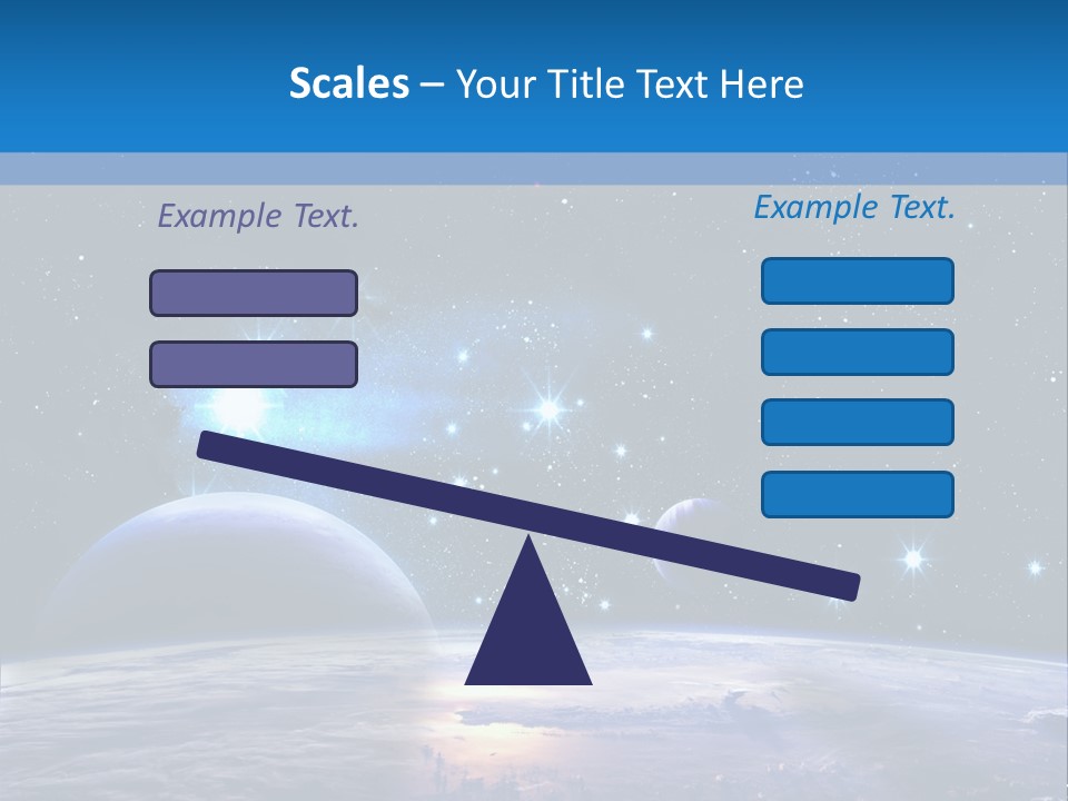 Ufo Background Cosmos PowerPoint Template