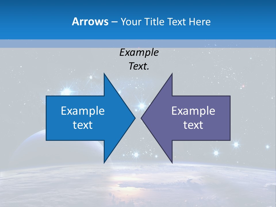 Ufo Background Cosmos PowerPoint Template