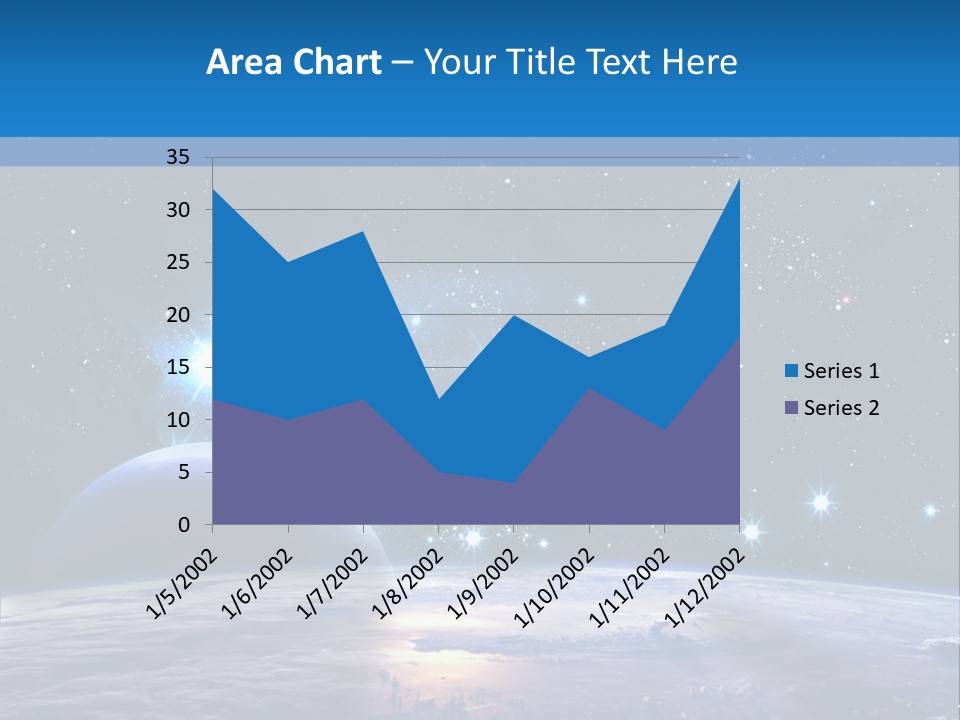 Ufo Background Cosmos PowerPoint Template