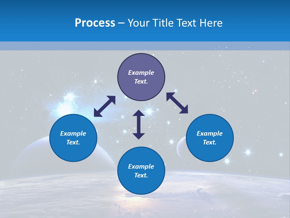 Ufo Background Cosmos PowerPoint Template