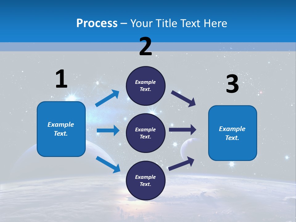 Ufo Background Cosmos PowerPoint Template