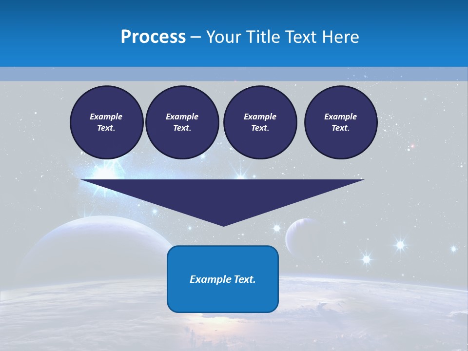 Ufo Background Cosmos PowerPoint Template