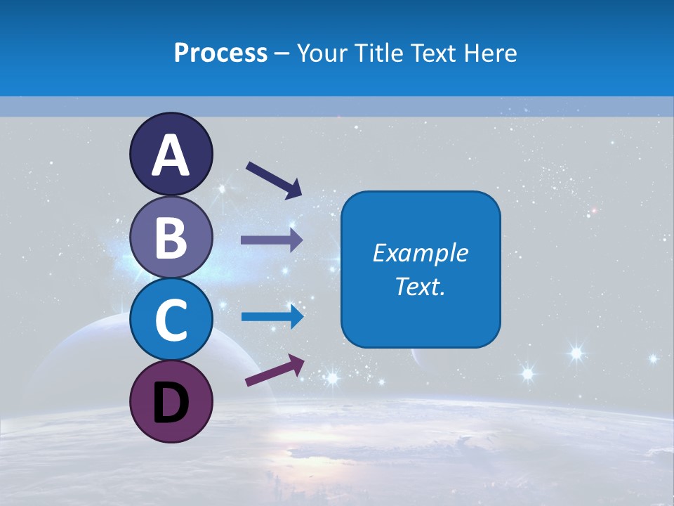 Ufo Background Cosmos PowerPoint Template