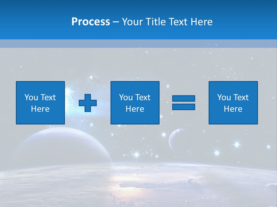 Ufo Background Cosmos PowerPoint Template