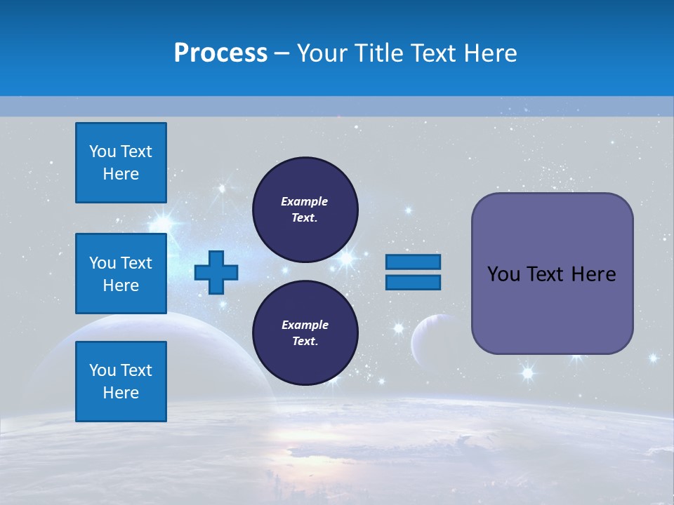 Ufo Background Cosmos PowerPoint Template