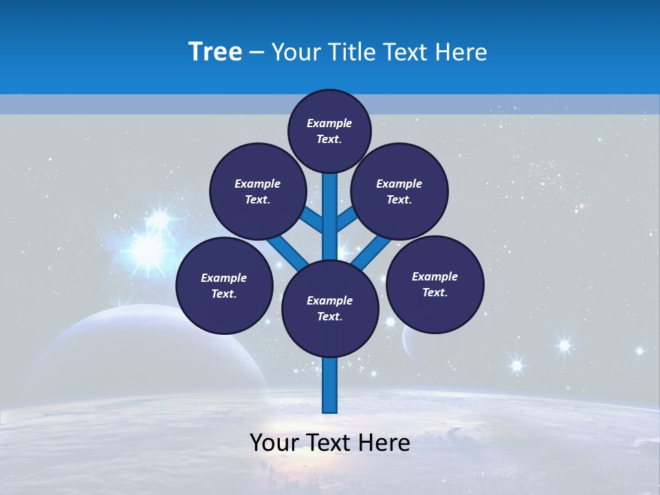 Ufo Background Cosmos PowerPoint Template