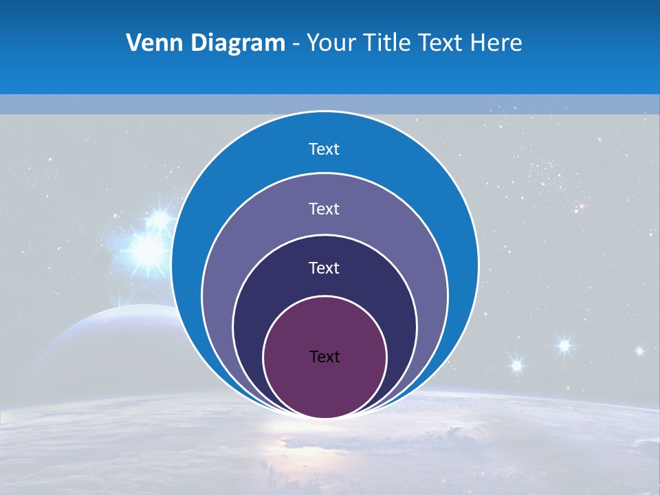 Ufo Background Cosmos PowerPoint Template