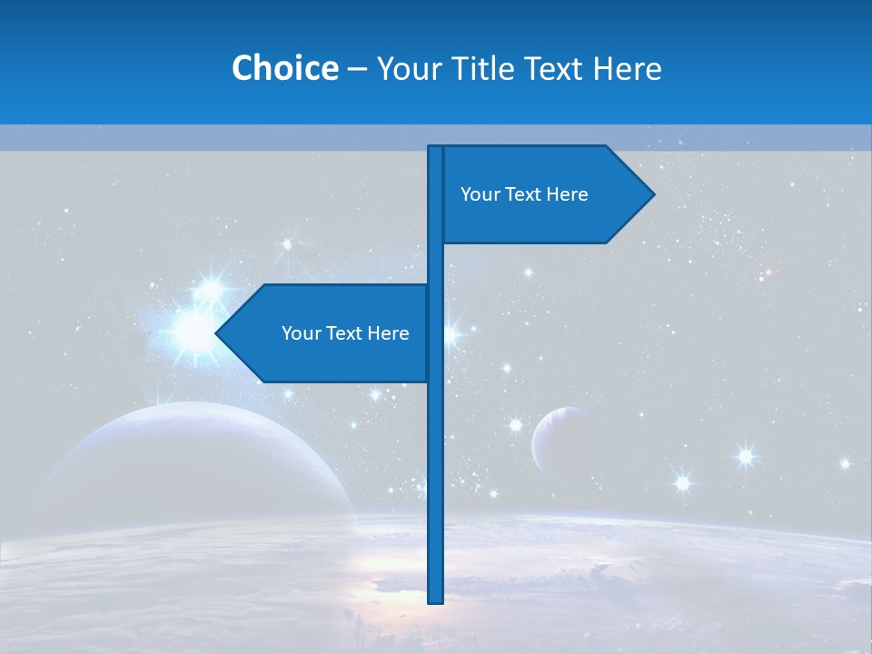 Ufo Background Cosmos PowerPoint Template