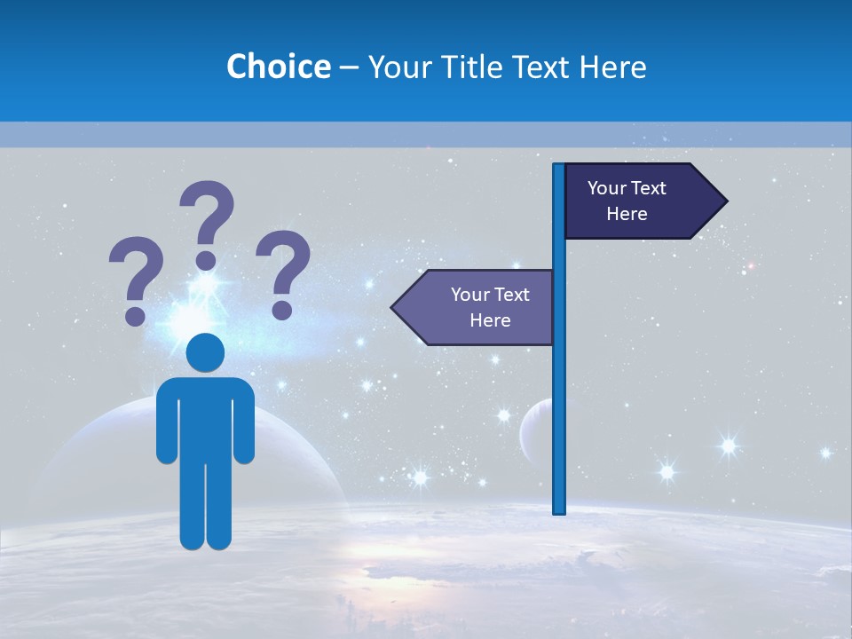Ufo Background Cosmos PowerPoint Template