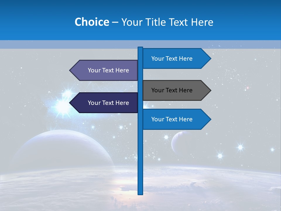 Ufo Background Cosmos PowerPoint Template