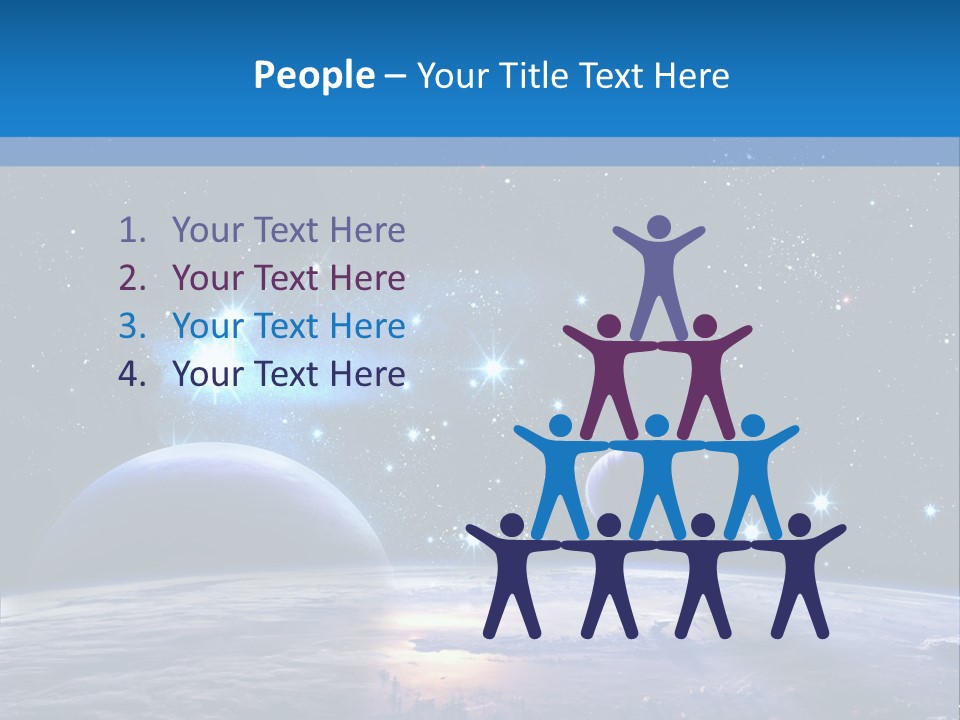 Ufo Background Cosmos PowerPoint Template