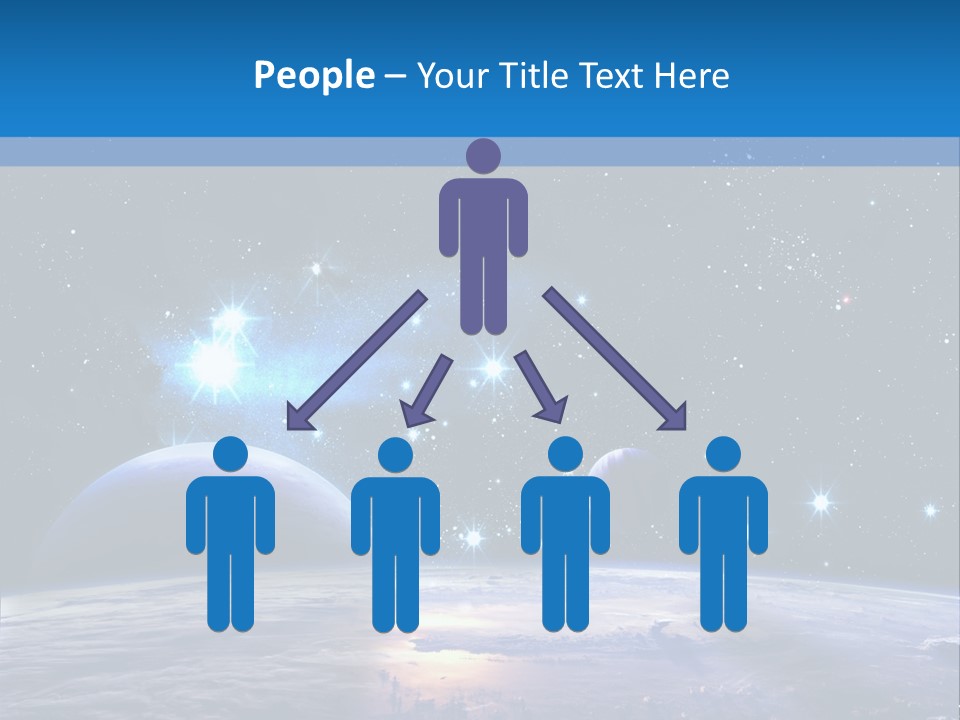 Ufo Background Cosmos PowerPoint Template