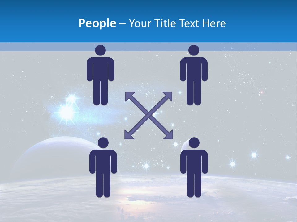 Ufo Background Cosmos PowerPoint Template