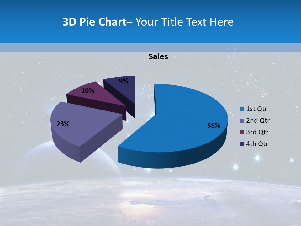 Ufo Background Cosmos PowerPoint Template