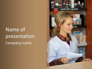 Health Medicine Seller PowerPoint Template