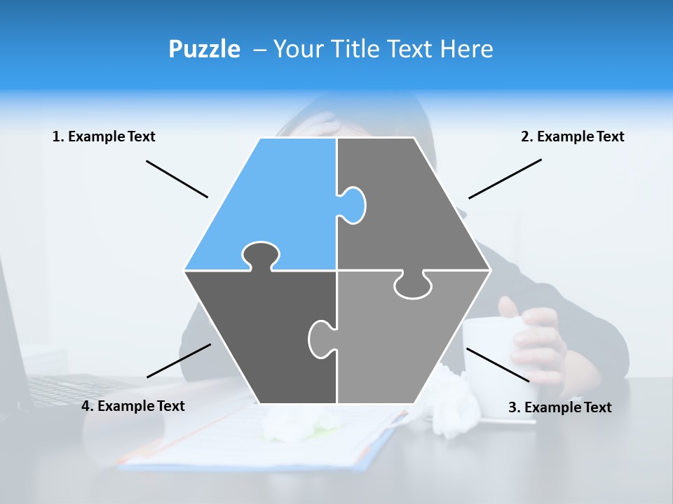 Businesswoman Business Secretary PowerPoint Template