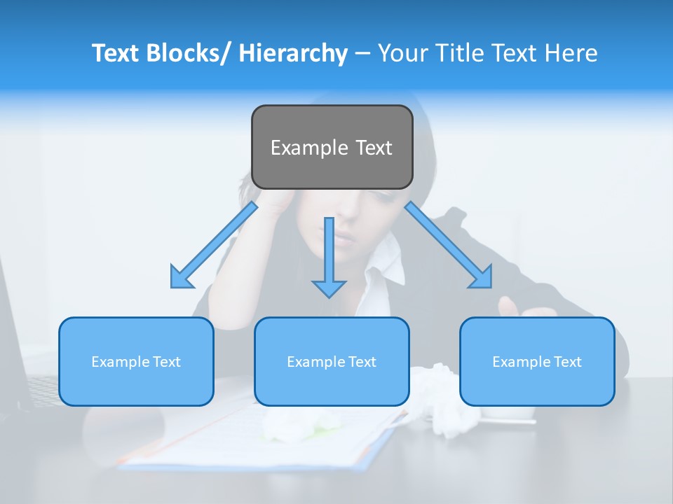 Businesswoman Business Secretary PowerPoint Template