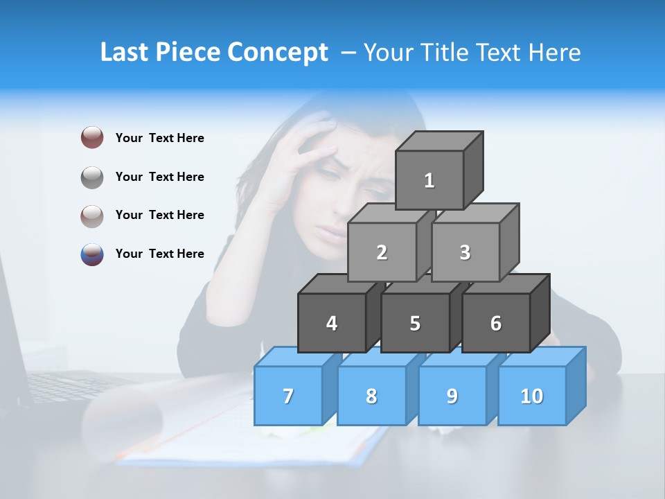 Businesswoman Business Secretary PowerPoint Template