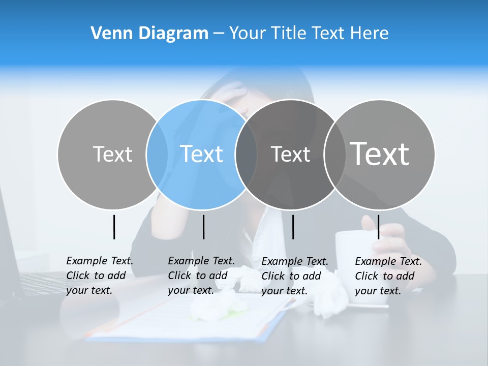 Businesswoman Business Secretary PowerPoint Template