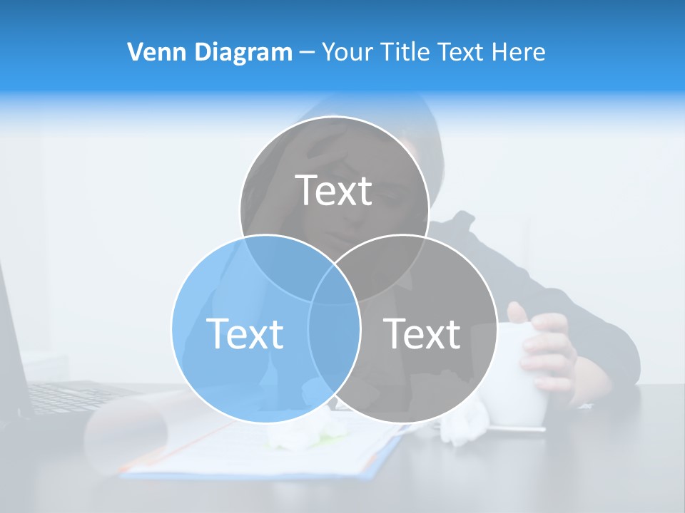 Businesswoman Business Secretary PowerPoint Template