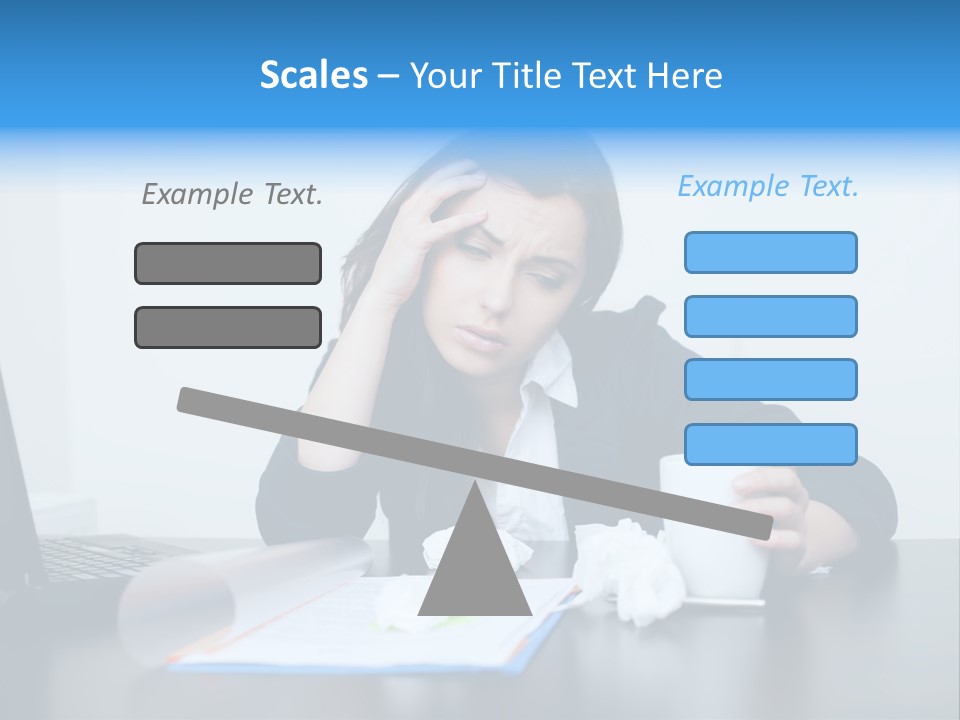 Businesswoman Business Secretary PowerPoint Template