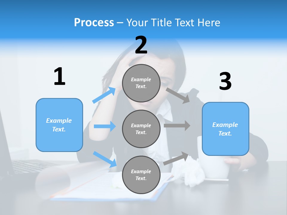 Businesswoman Business Secretary PowerPoint Template