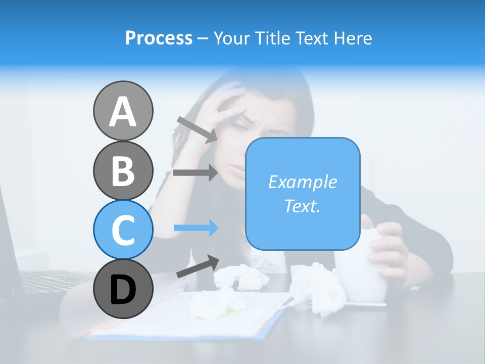 Businesswoman Business Secretary PowerPoint Template