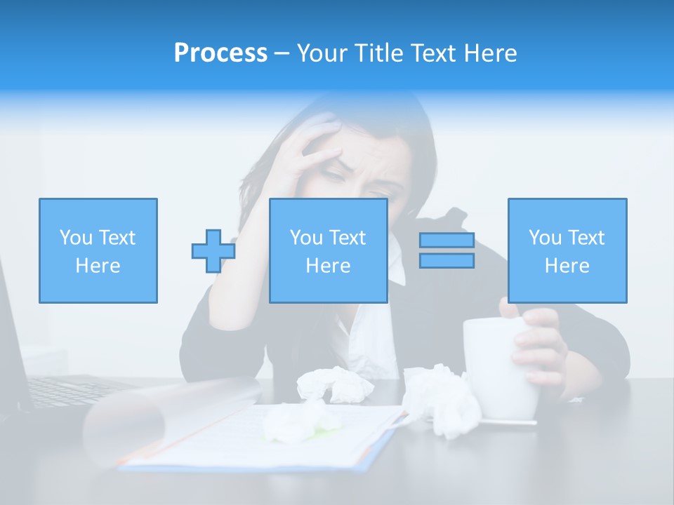 Businesswoman Business Secretary PowerPoint Template