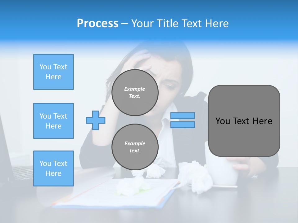 Businesswoman Business Secretary PowerPoint Template