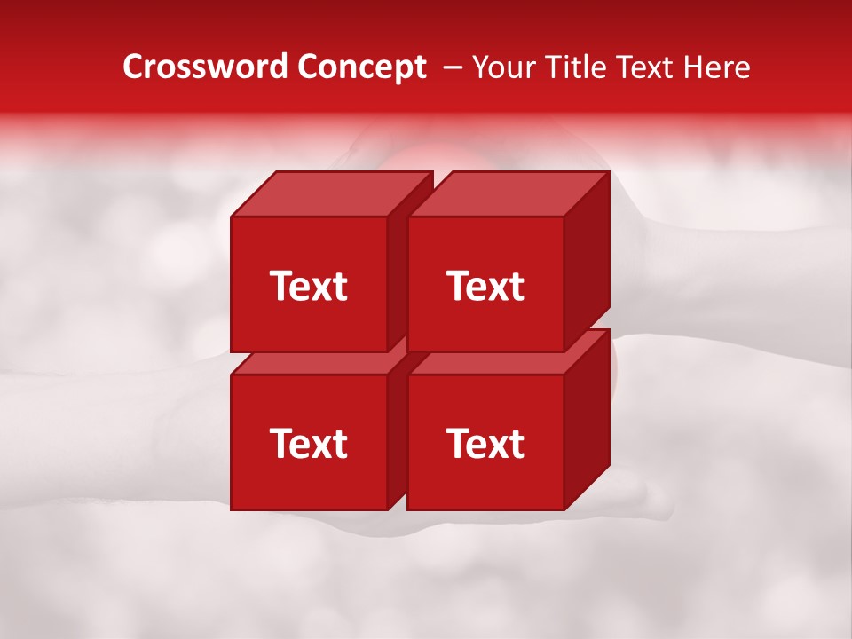 Man Beloved Finger PowerPoint Template